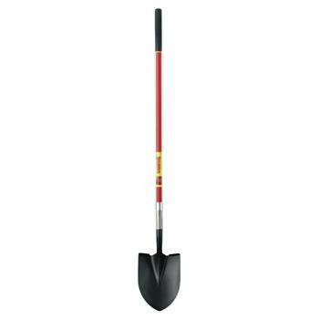 OUTDOOR HAND TOOLS | Union Tools 45000 8.75 in. x 12 in. Blade Round Point Shovel with 48 in. Straight Fiberglass Cushion Grip Handle