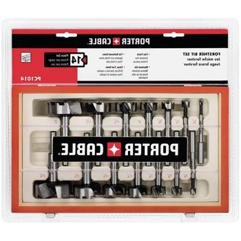 DRILL ACCESSORIES | Porter-Cable PC1014 14-Piece Forstner Drill Bit Set