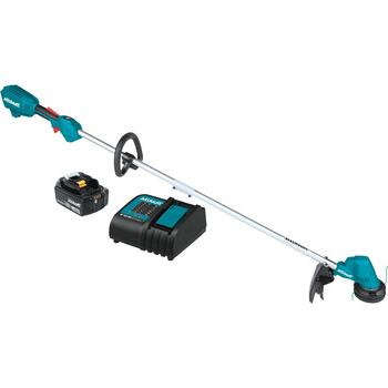 TRIMMERS | Makita XRU23SM1 18V LXT Brushless Lithium-Ion 13 in. Cordless String Trimmer Kit (4 Ah)