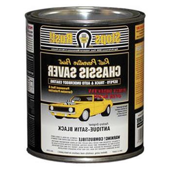 AUTO BODY REPAIR | Magnet Paint Co. UCP970-04 Chassis Saver 1 Quart Can Rust Preventive Truck and Auto Underbody Coating - Antique Satin Black