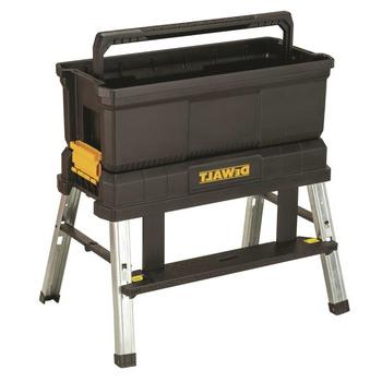 CASES AND BAGS | Dewalt DWST25090 11.65 in. x 25 in. x 11.3 in. Storage Step Stool - Black