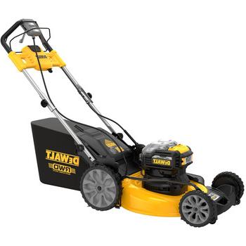 LAWN MOWERS | Dewalt DCMWSP255Y2 2X20V MAX Brushless Lithium-Ion 21-1/2 in. Cordless Rear Wheel Drive Self-Propelled Lawn Mower Kit with 2 Batteries (12 Ah)