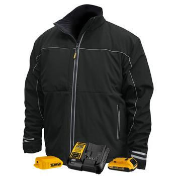 HEATED JACKETS | Dewalt DCHJ072D1-XL 20V MAX Li-Ion G2 Soft Shell Heated Work Jacket Kit - XL