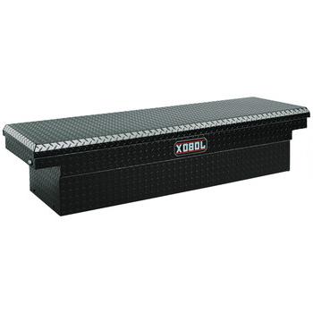 TRUCK BOXES | JOBOX PAC1580002 Aluminum Single Lid Full-size Crossover Truck Box (Black)